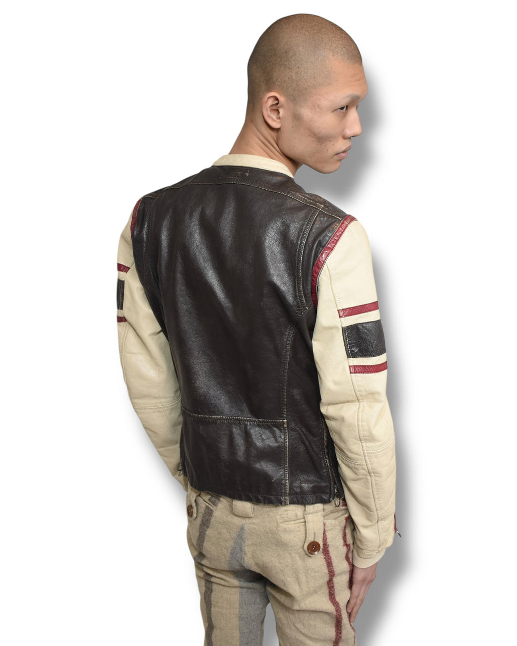 DIESEL lamb leather riders jacket