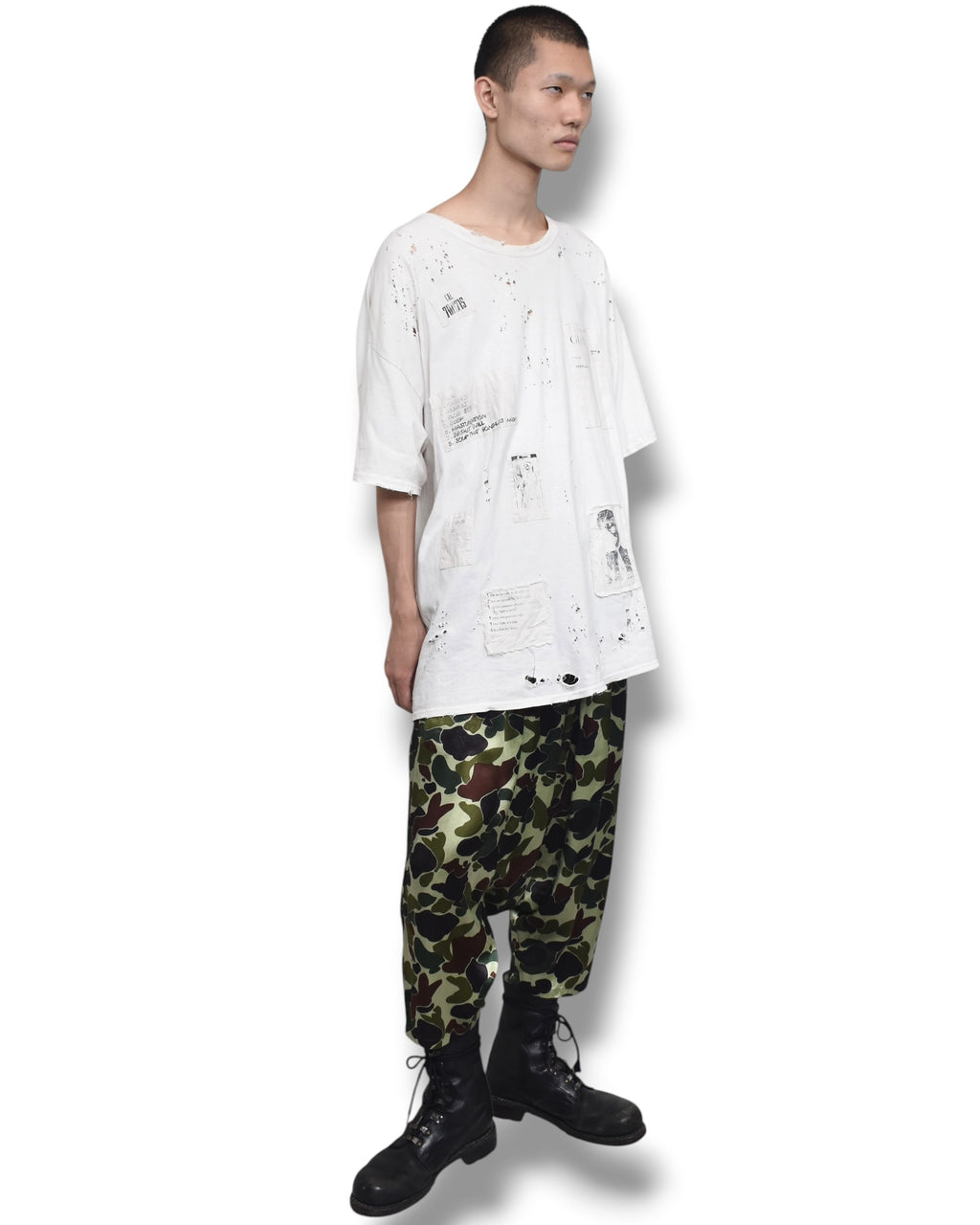 ZACVARGAS damage T-shirt