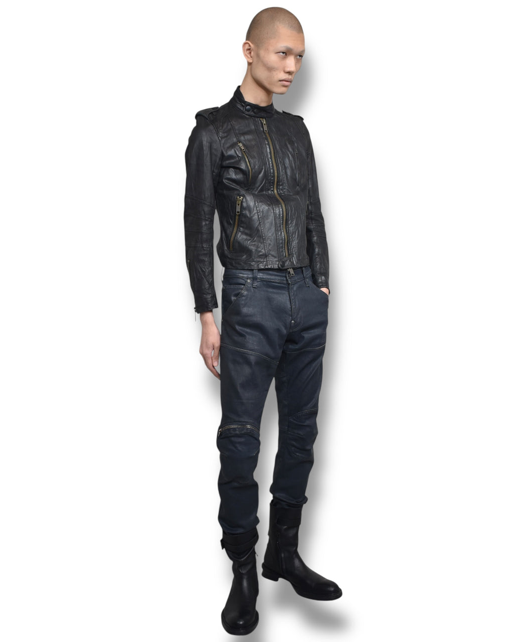 G-STAR RAW biker skinny pants