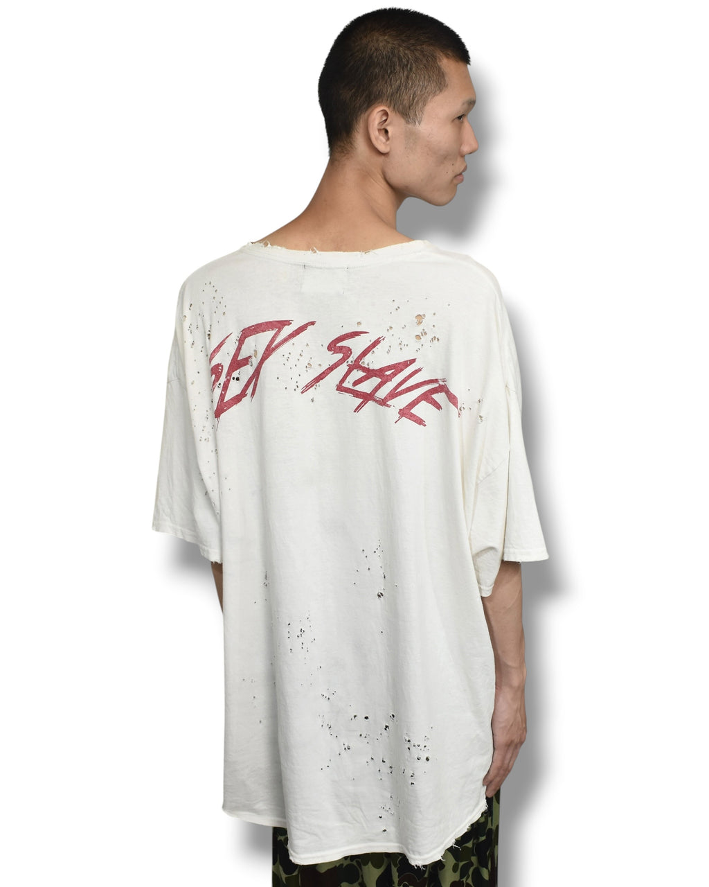 ZACVARGAS damage T-shirt
