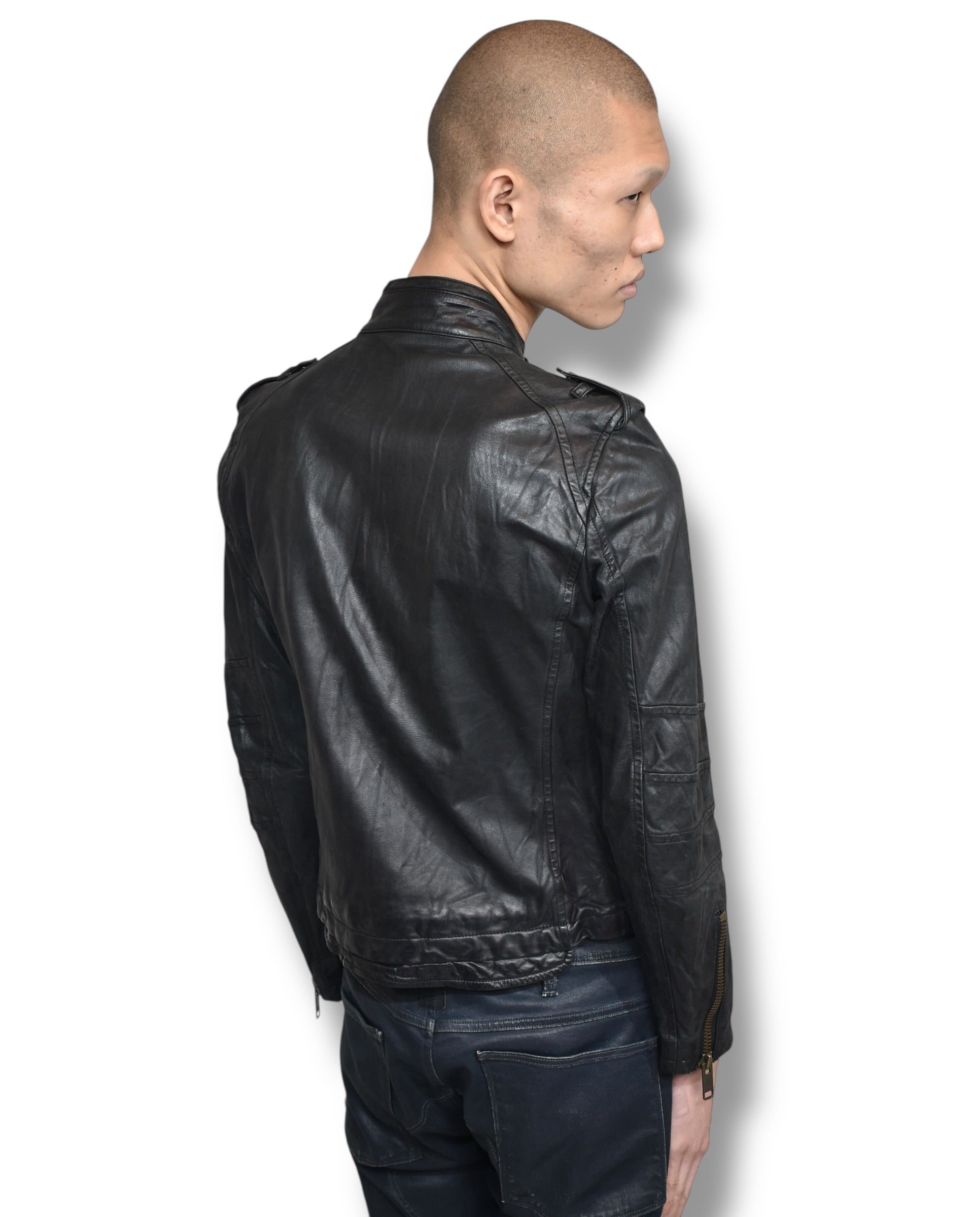 SHINICHIRO KURIYA cow leather jacket