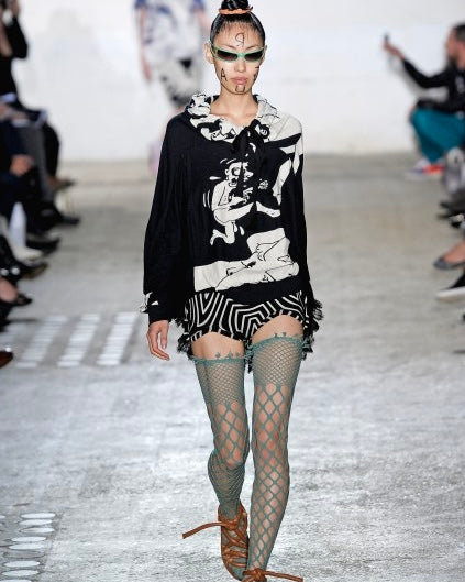 09ss BERNHARD WILLHELM graphic hoodie