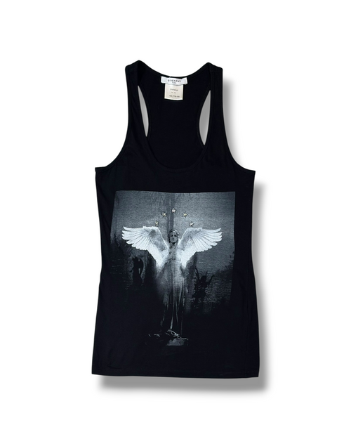 13ss GIVENCHY star studs tank top