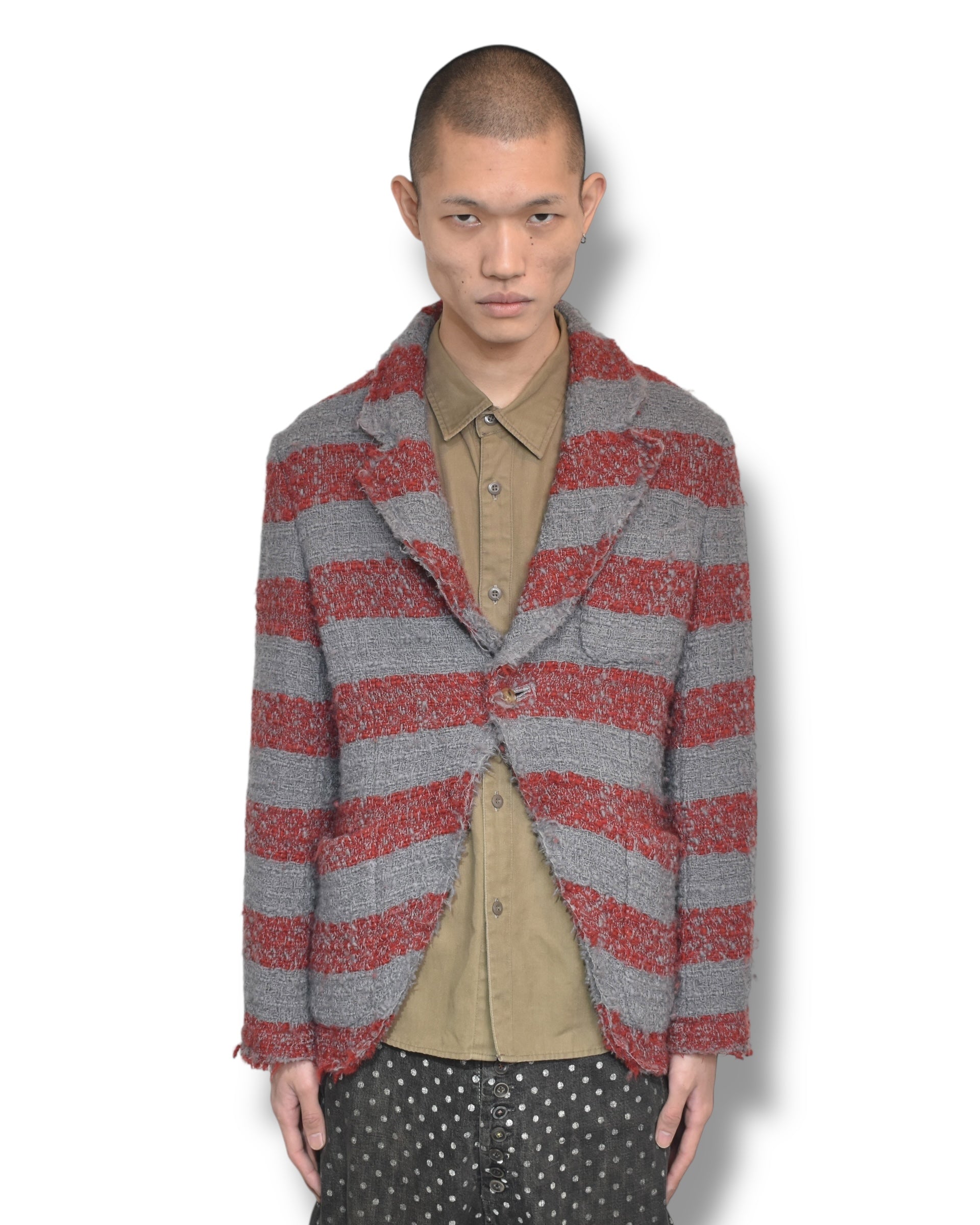 04aw COMME DES GARCONS HOMME PLUS knitted tailored jacket