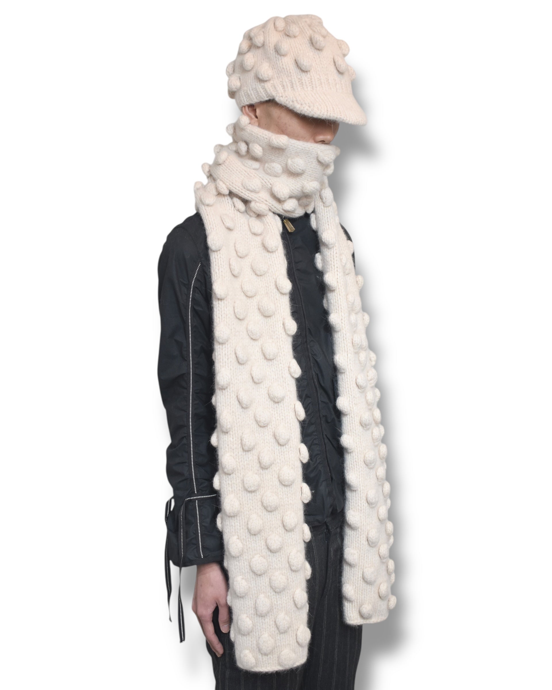 03AW FAKE LONDON pokopoko knit scarf
