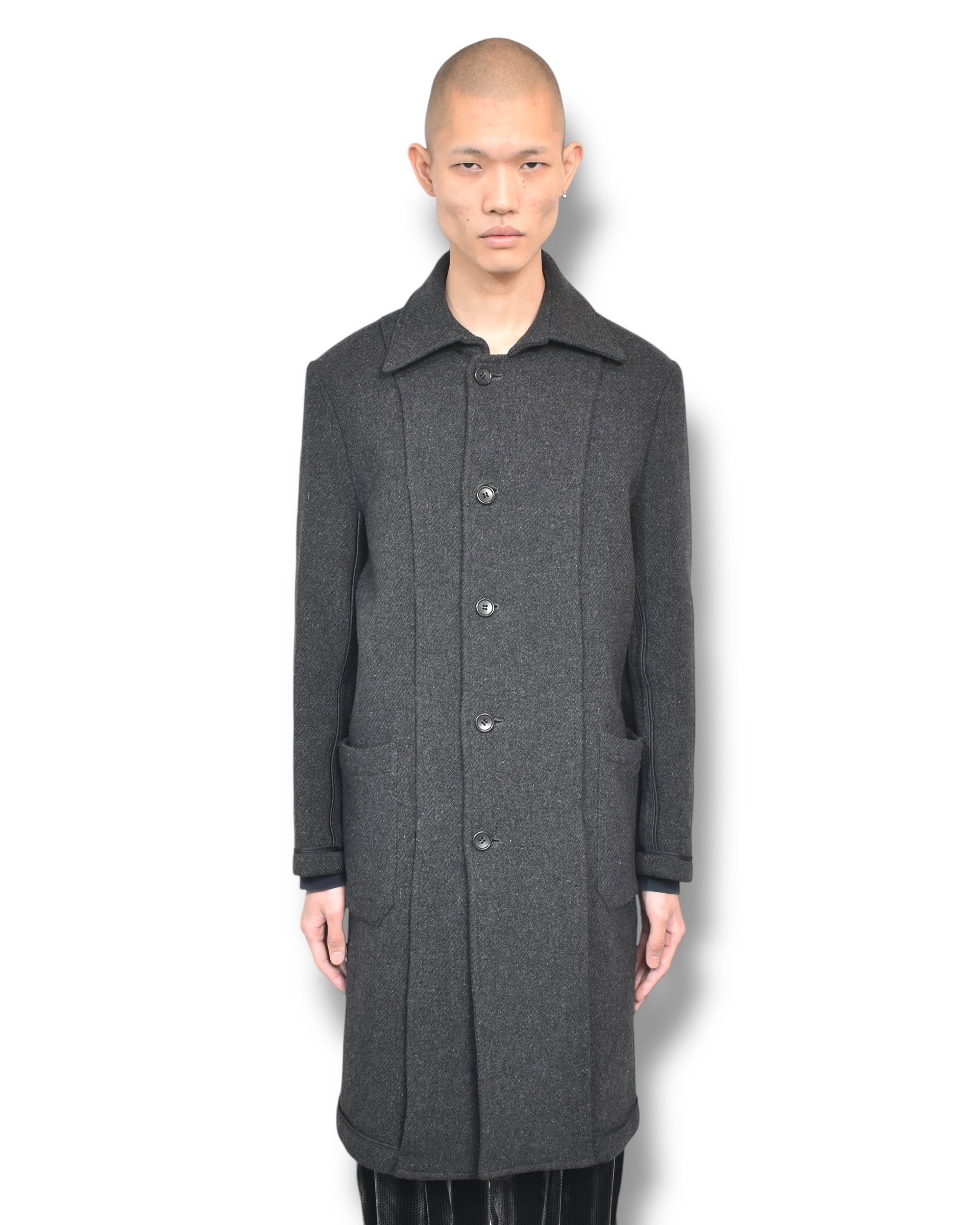 90s RYUICHIRO SHIMAZAKI inside-out button up coat