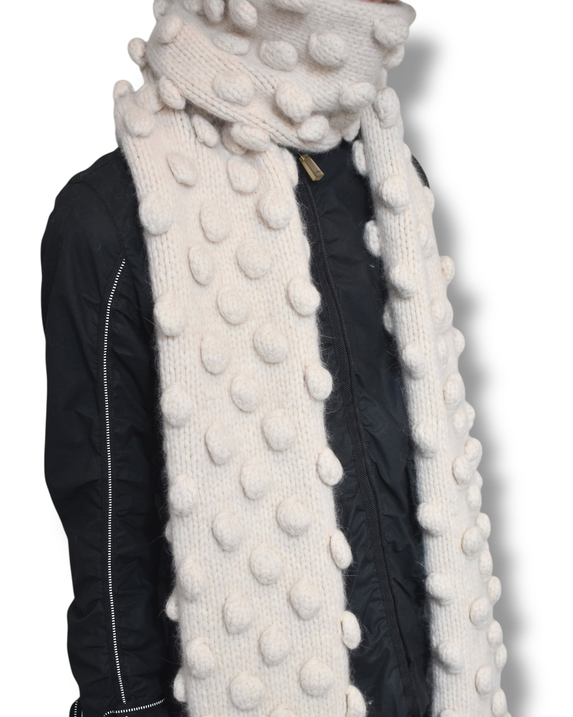 03AW FAKE LONDON pokopoko knit scarf