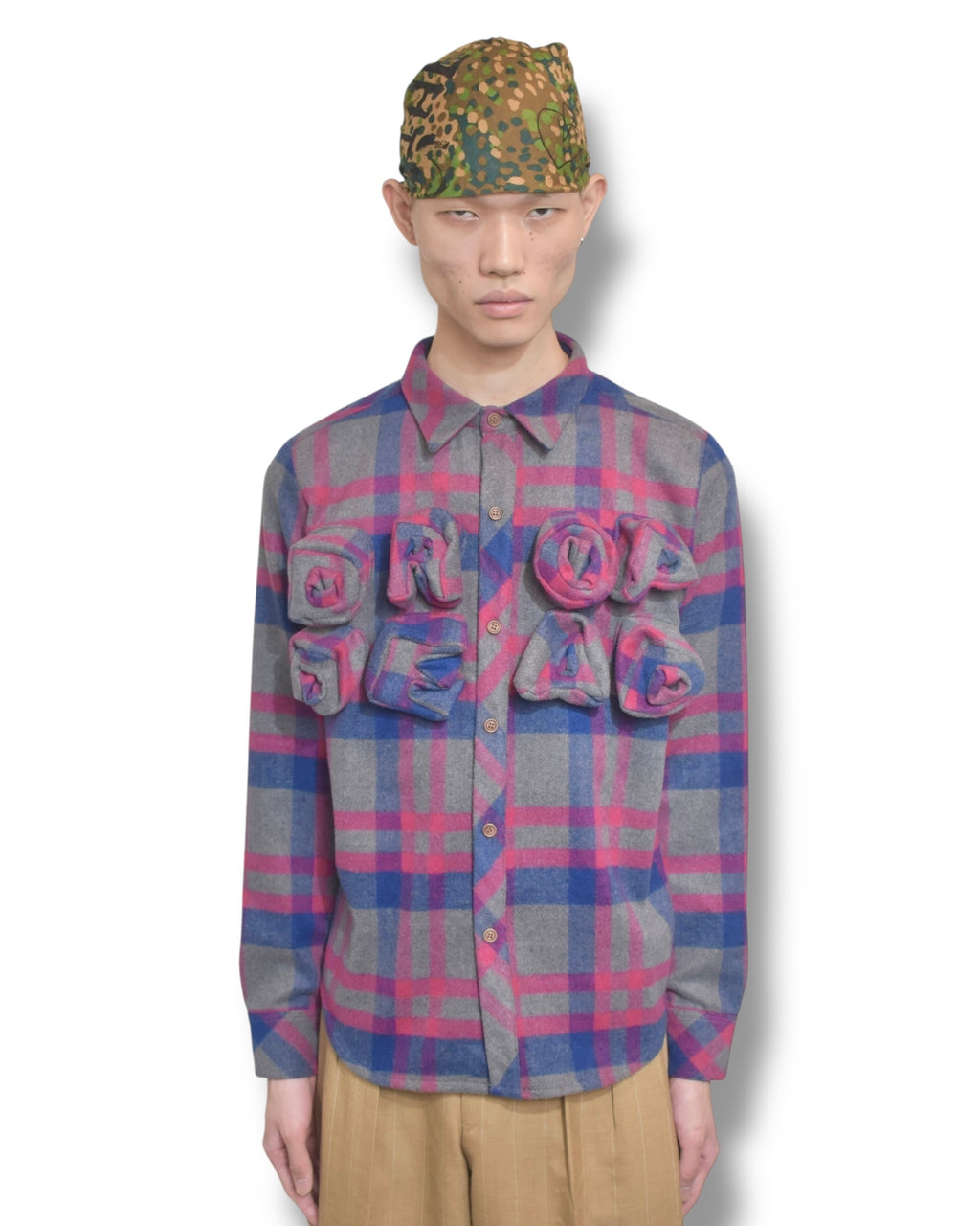 MAKINJANMA check 3D design shirt