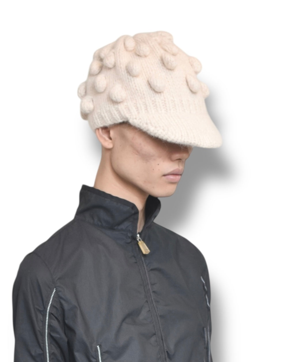 03AW FAKE LONDON pokopoko knit cap