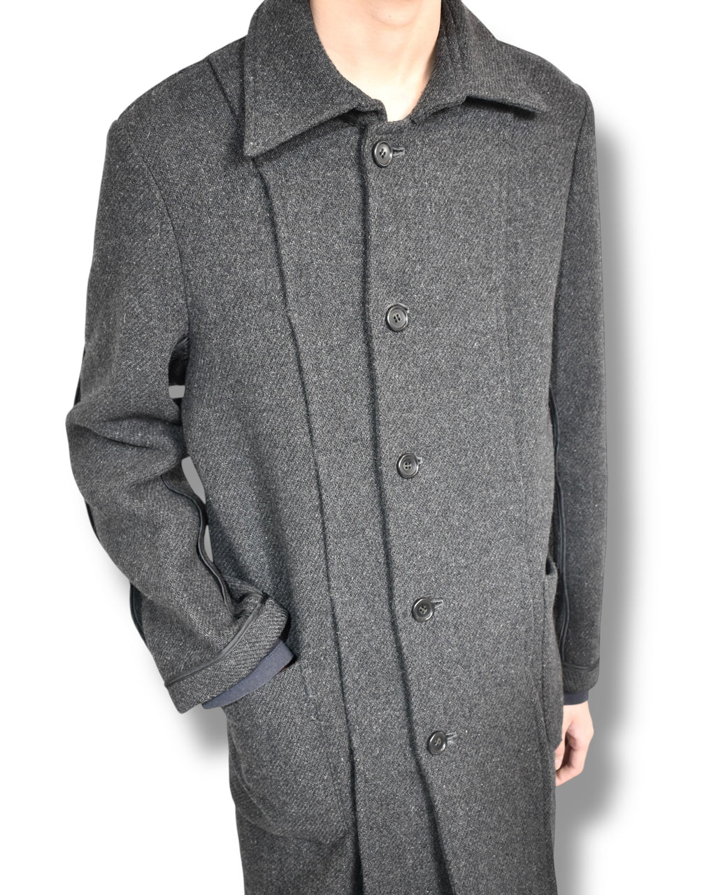 90s RYUICHIRO SHIMAZAKI inside-out button up coat