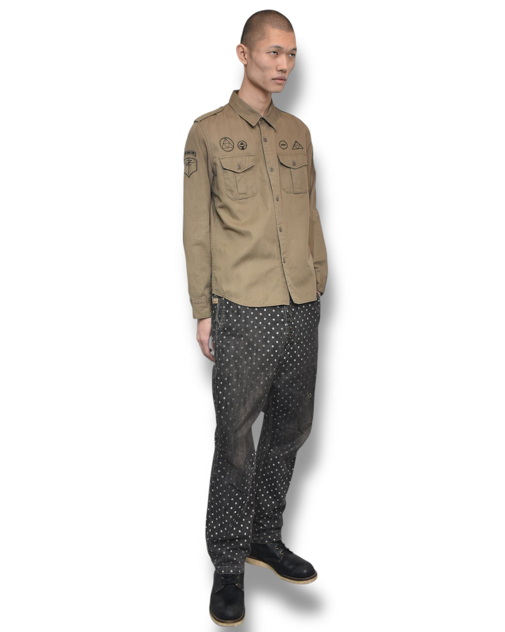 06ss ”T期” UNDERCOVER zamiang button up shirt