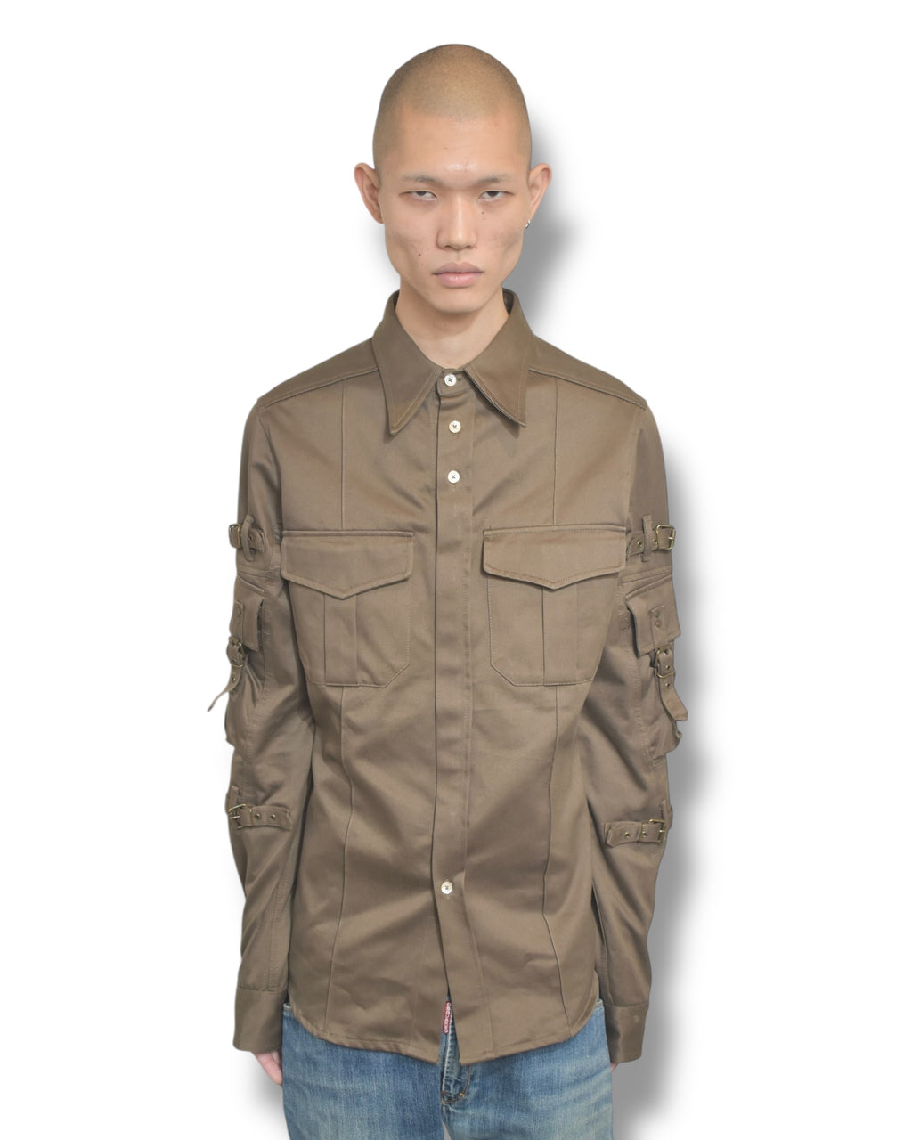 ANDREW MACKENZIE bondage shirt jacket