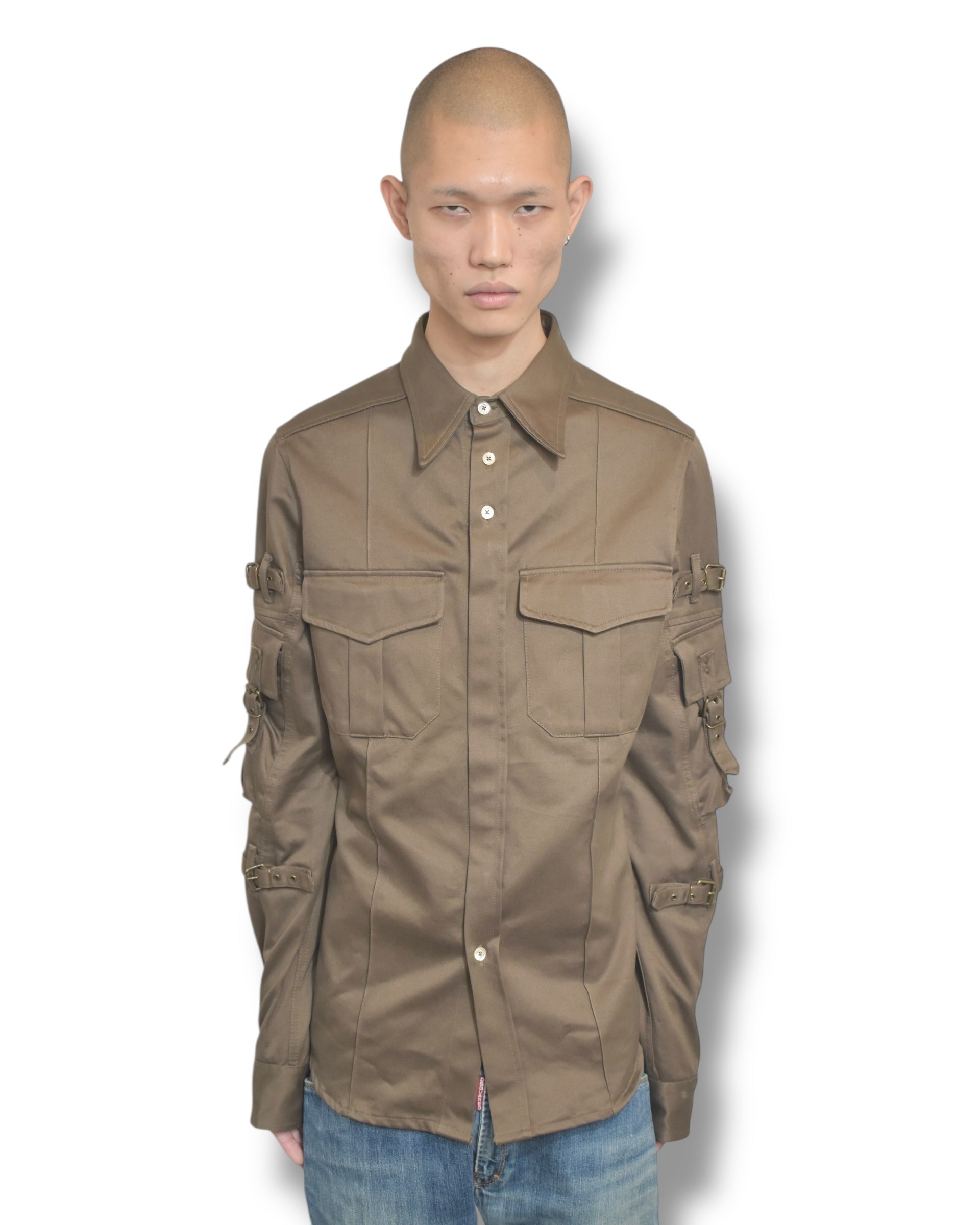 ANDREW MACKENZIE bondage shirt jacket