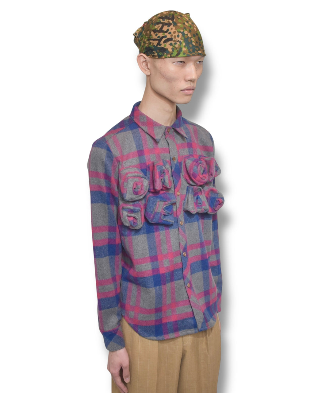 MAKINJANMA check 3D design shirt