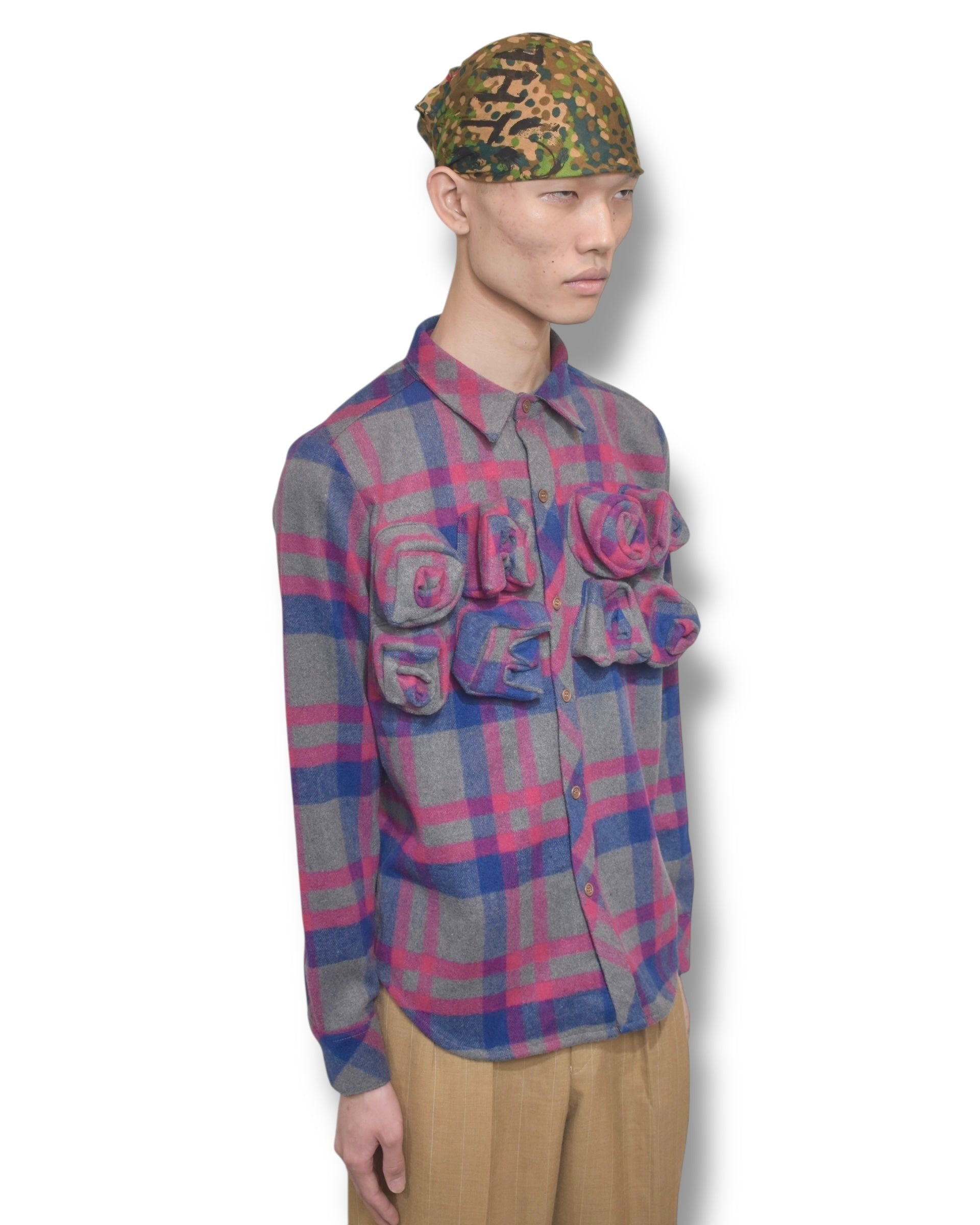 MAKINJANMA check 3D design shirt