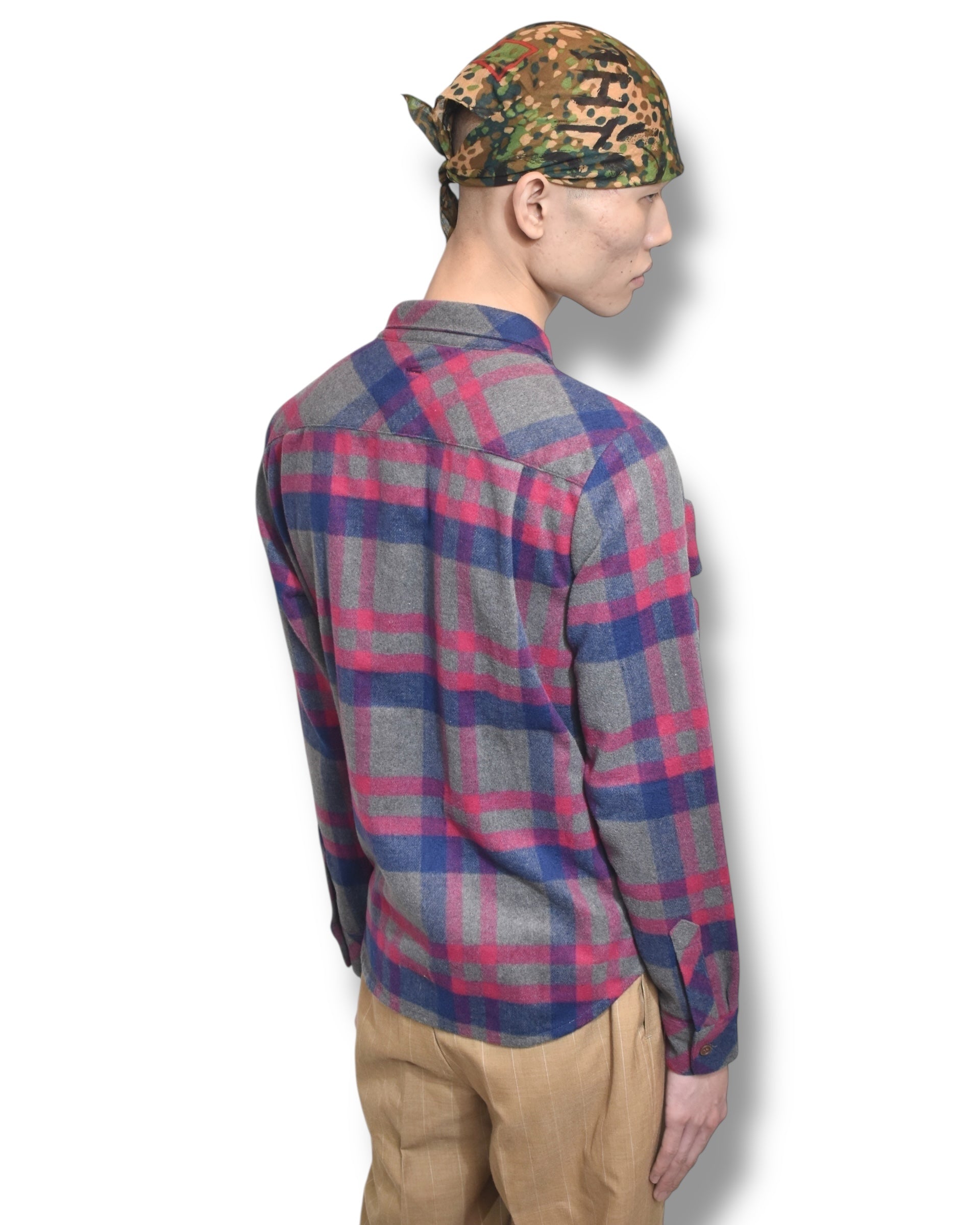 MAKINJANMA check 3D design shirt