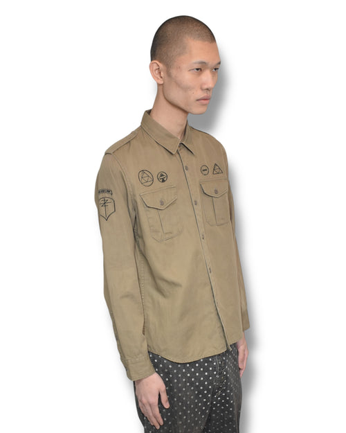 06ss ”T期” UNDERCOVER zamiang button up shirt