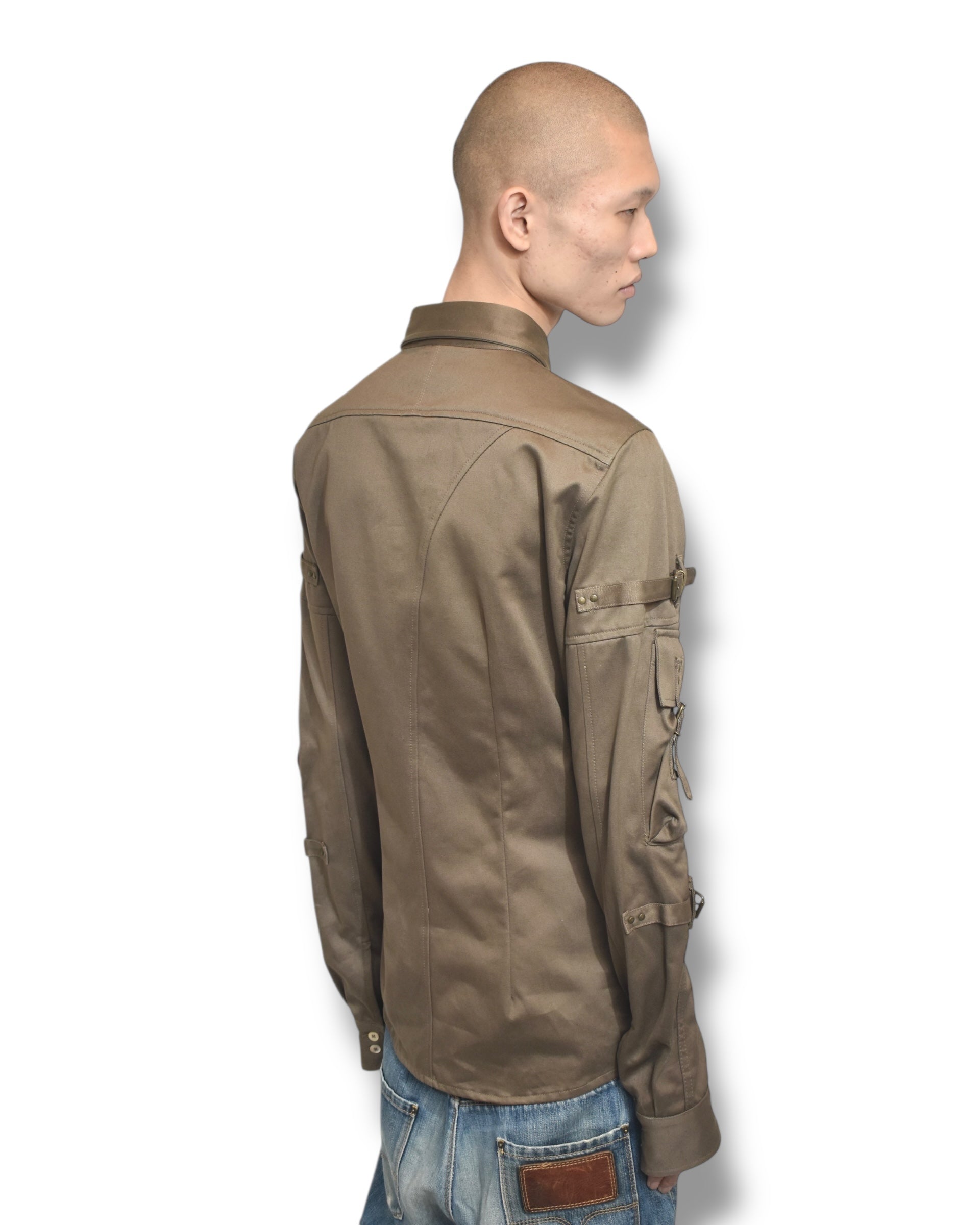 ANDREW MACKENZIE bondage shirt jacket