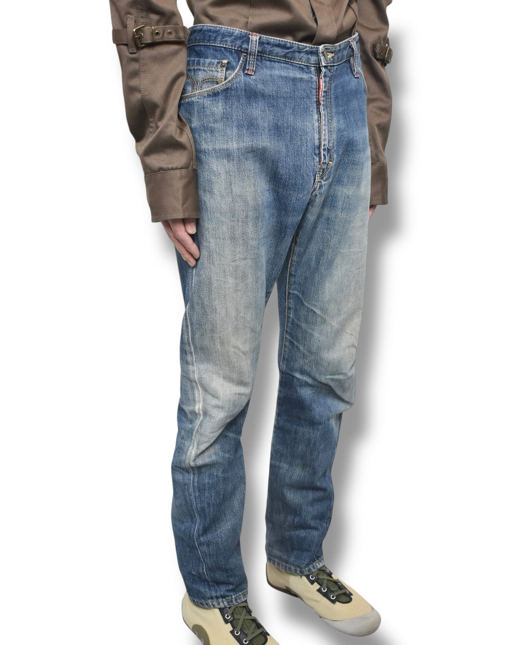 DSQUARED2 faded denim pants