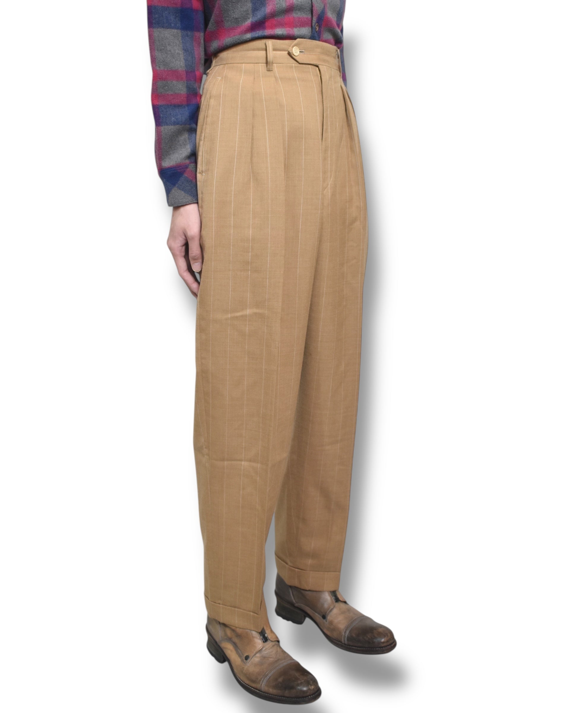 TOKIO KUMAGAI stripe slacks