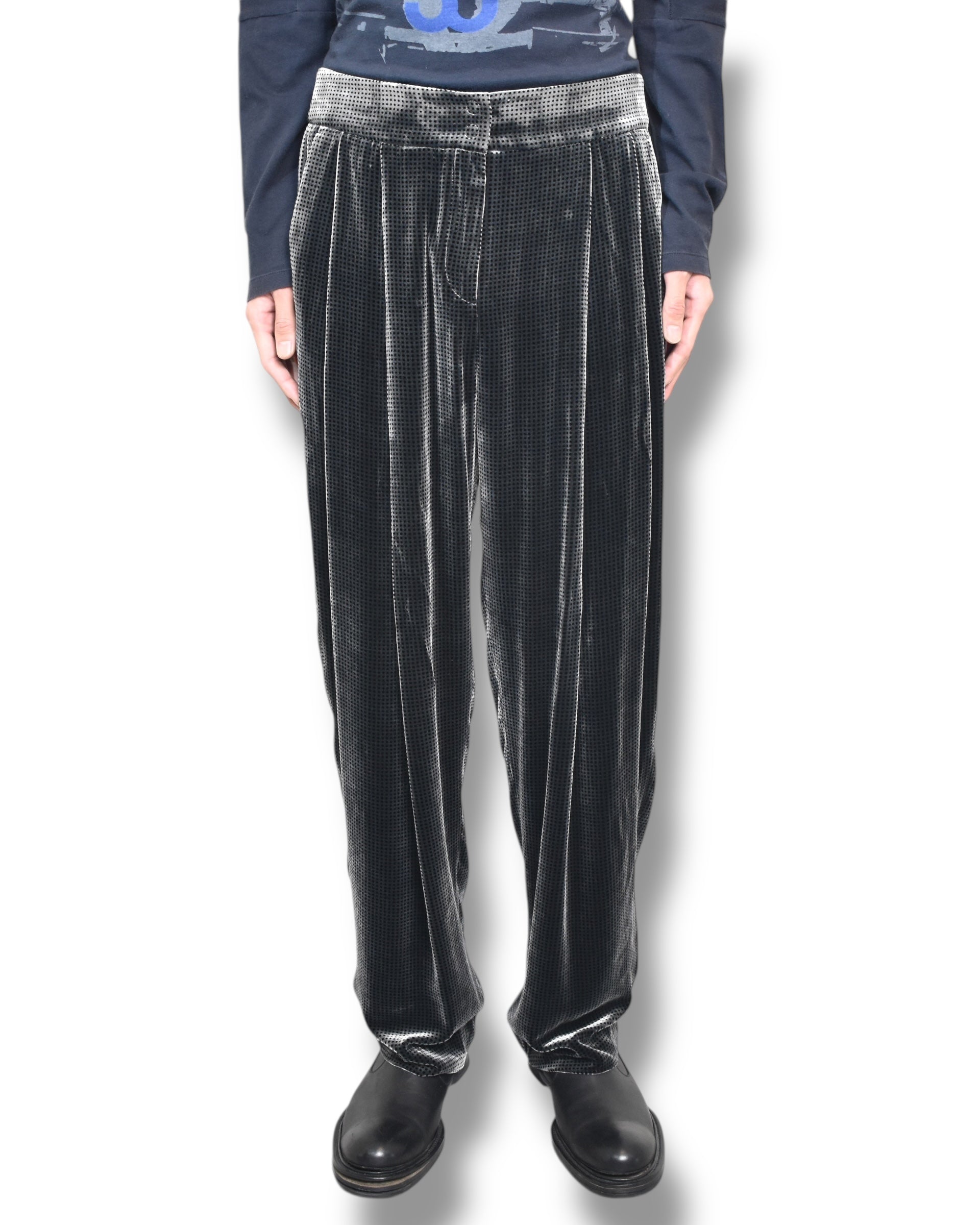 EMPORIO ARMANI loose wide pants