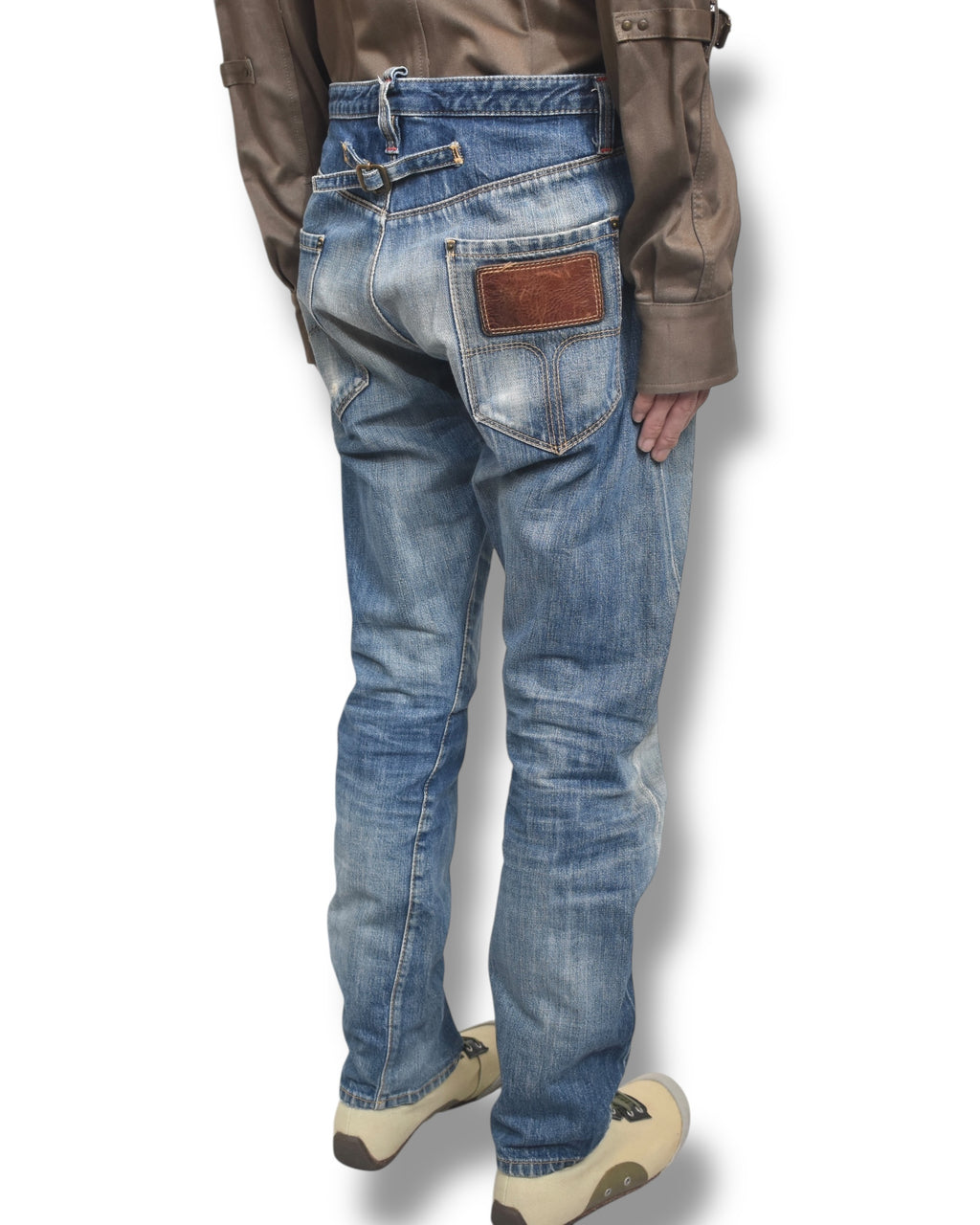 DSQUARED2 faded denim pants