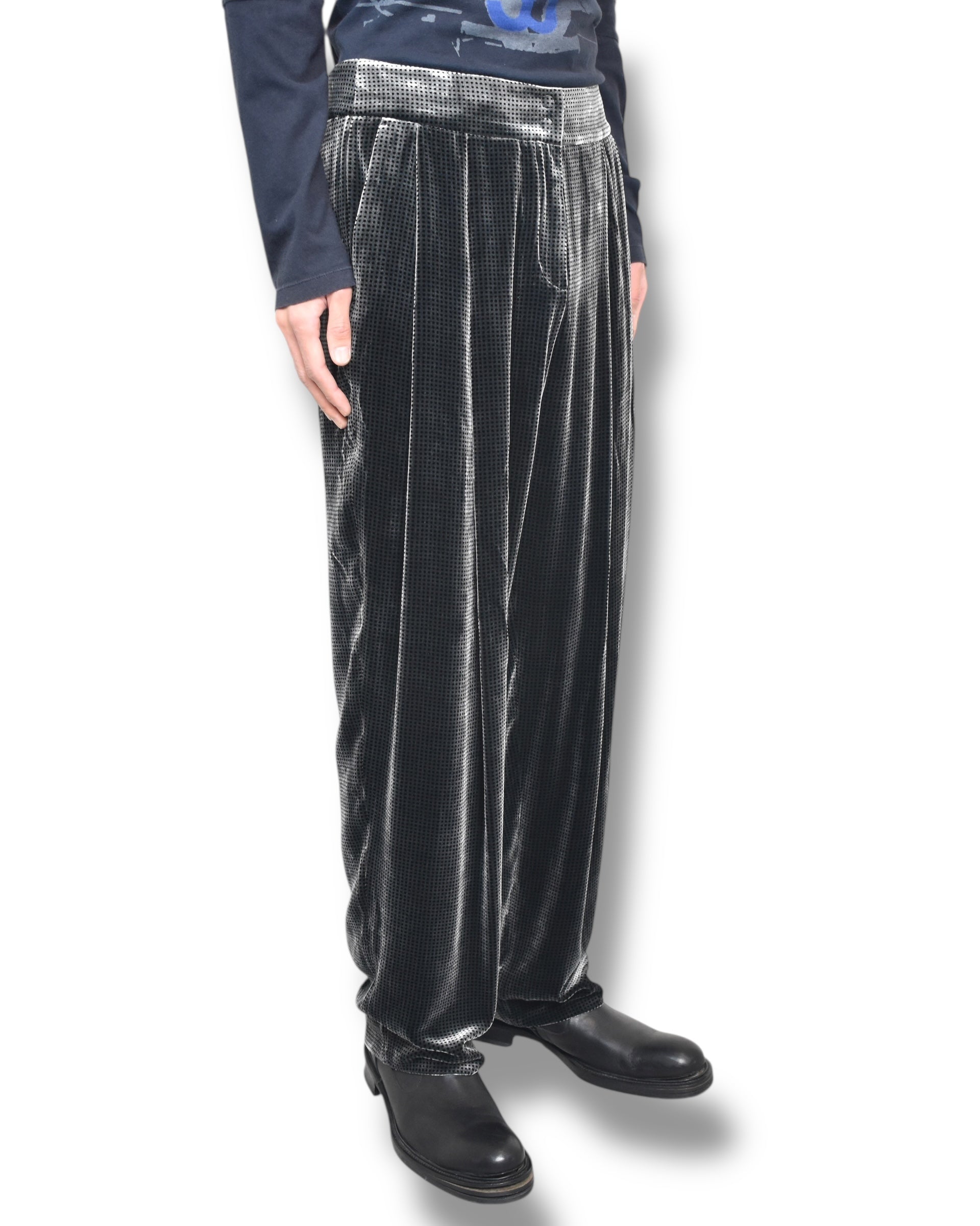 EMPORIO ARMANI loose wide pants