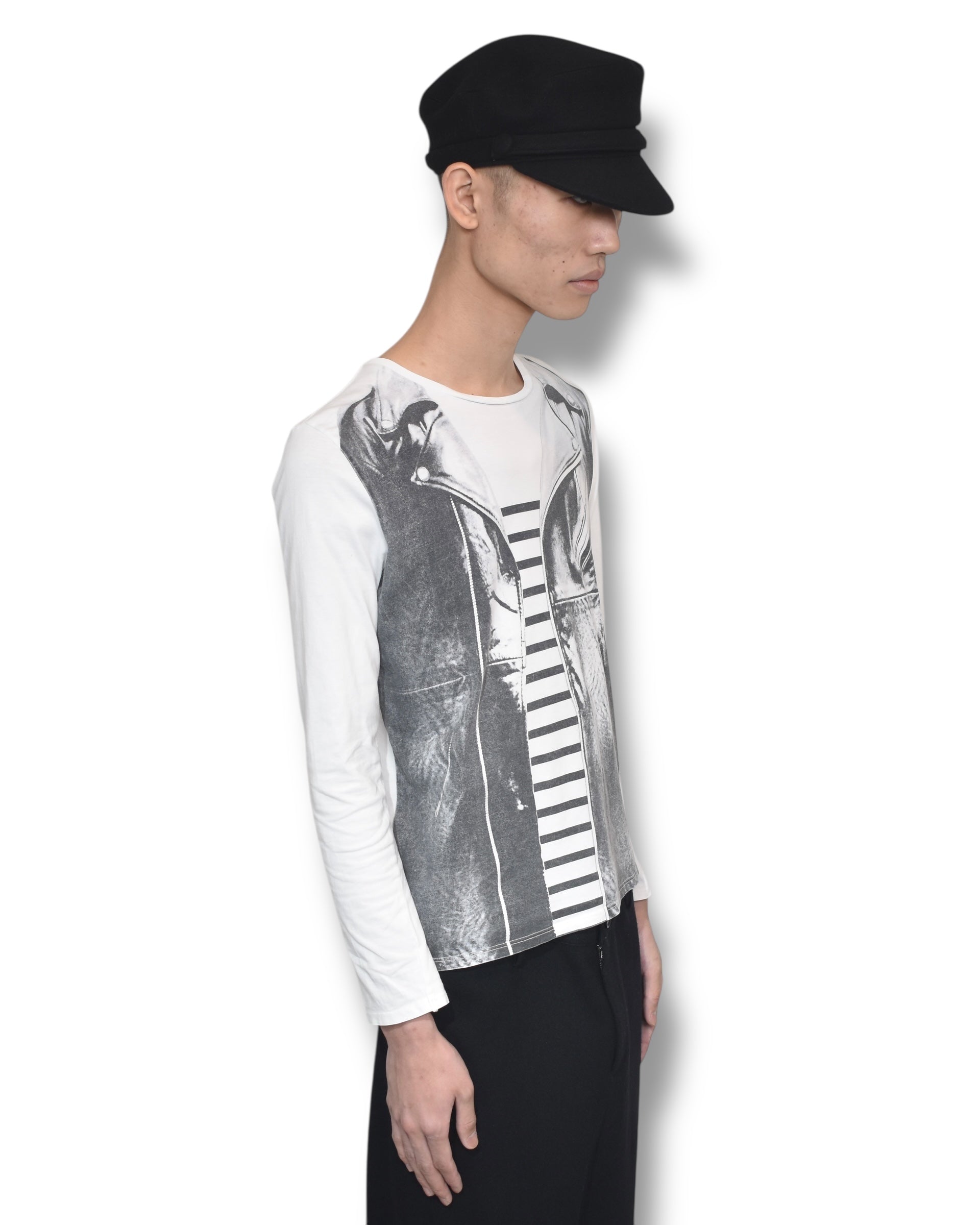 JUNIOR GAULTIER tronpe l`oeil long T-shirts
