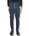 CABANE DE ZUCCA 11buttons fly denim pants