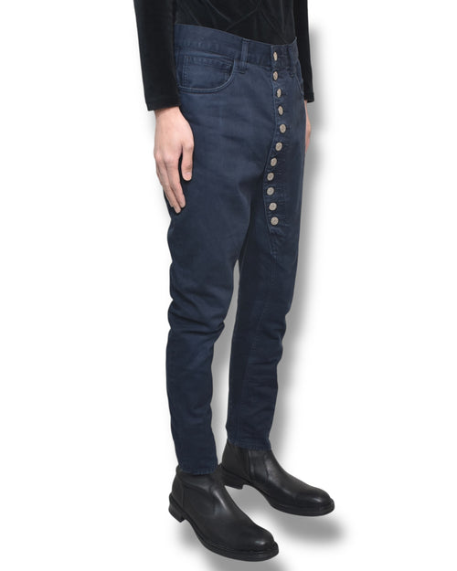 CABANE DE ZUCCA 11buttons fly denim pants