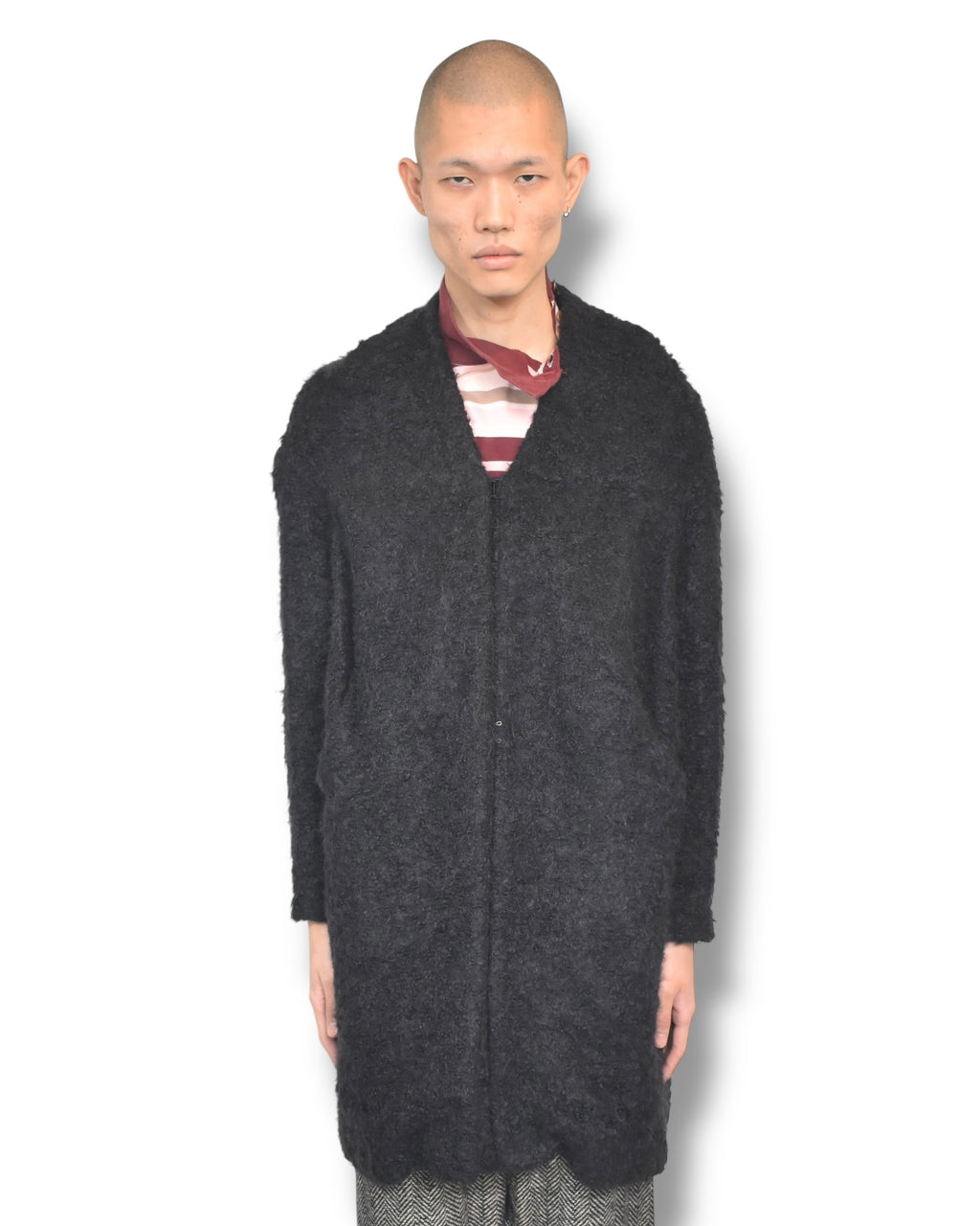 08AW BERNHARD WILLHELM no-collar coat