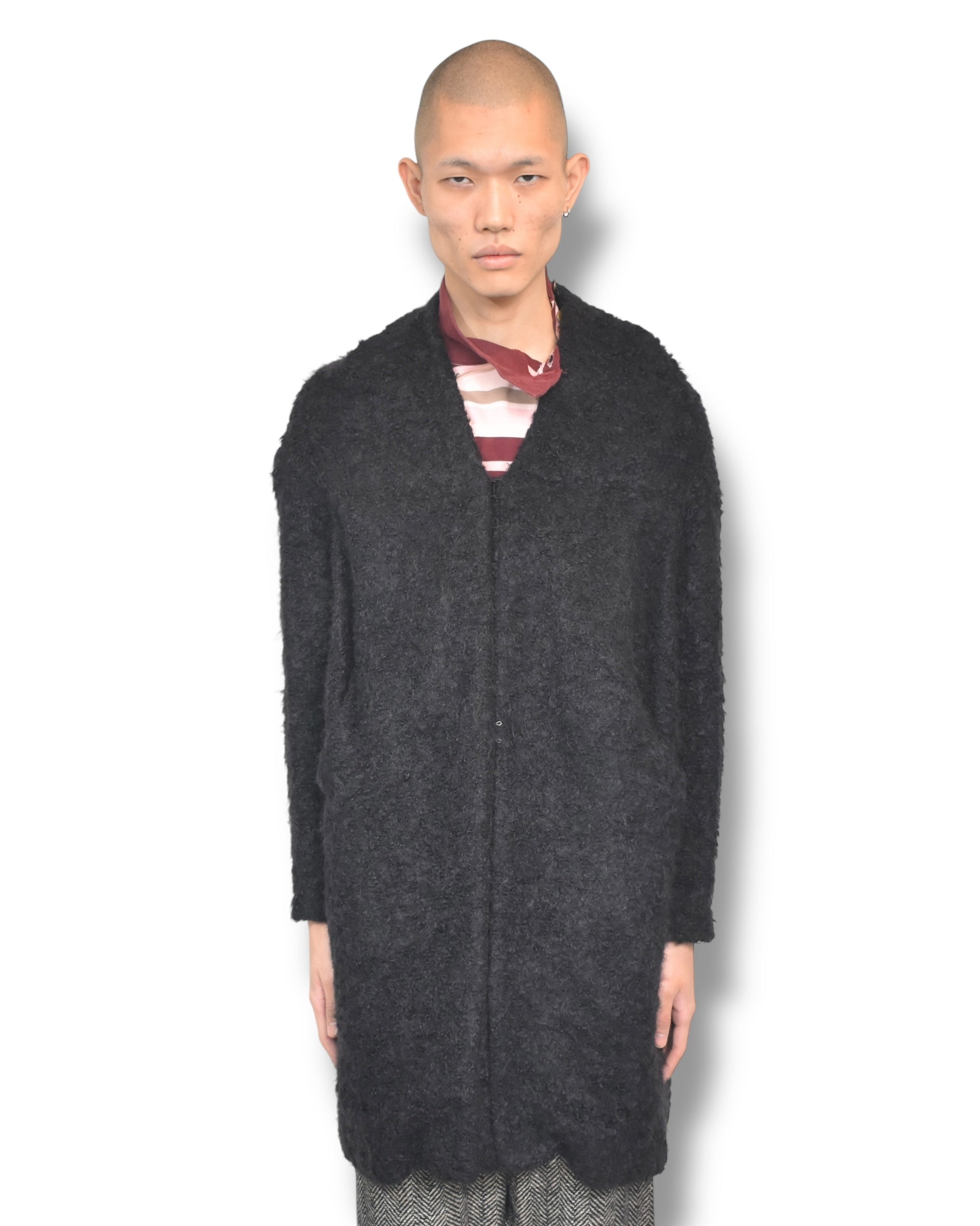 08AW BERNHARD WILLHELM no-collar coat