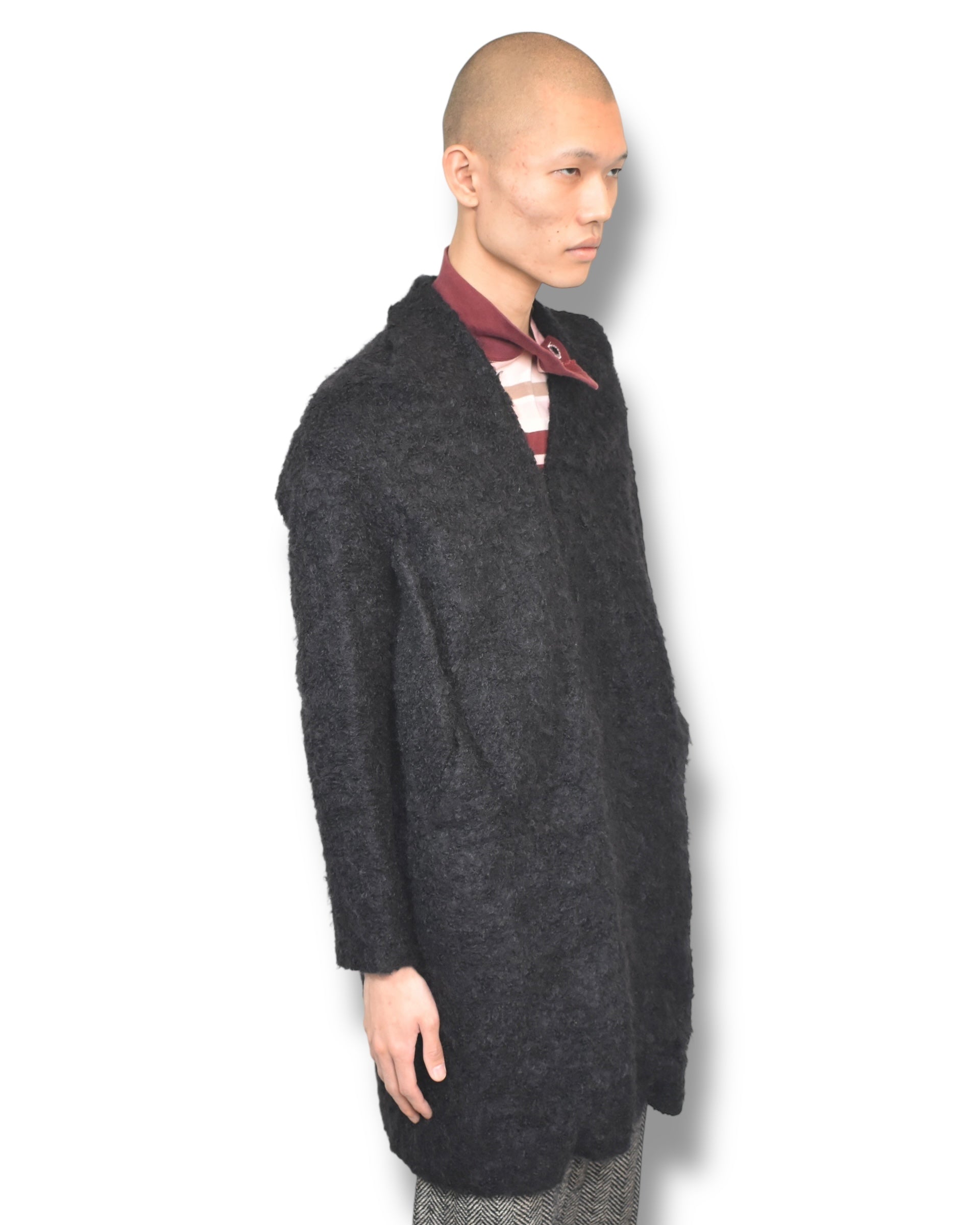 08AW BERNHARD WILLHELM no-collar coat