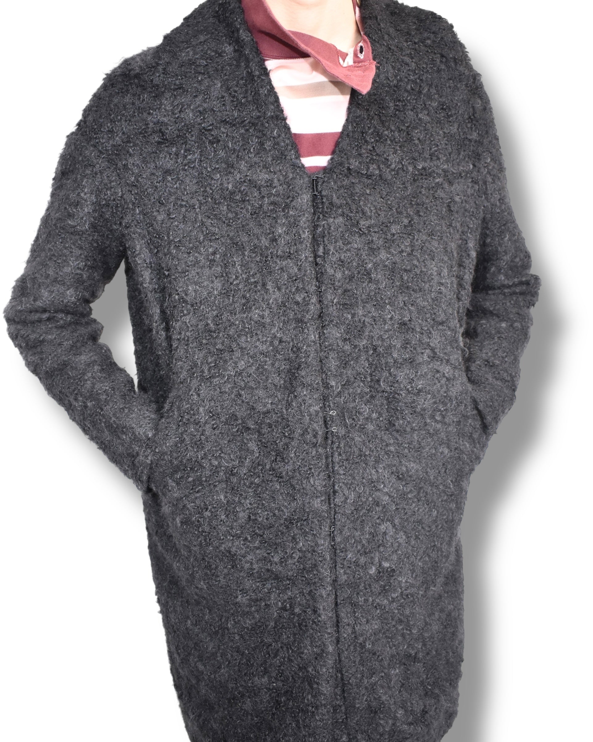 08AW BERNHARD WILLHELM no-collar coat