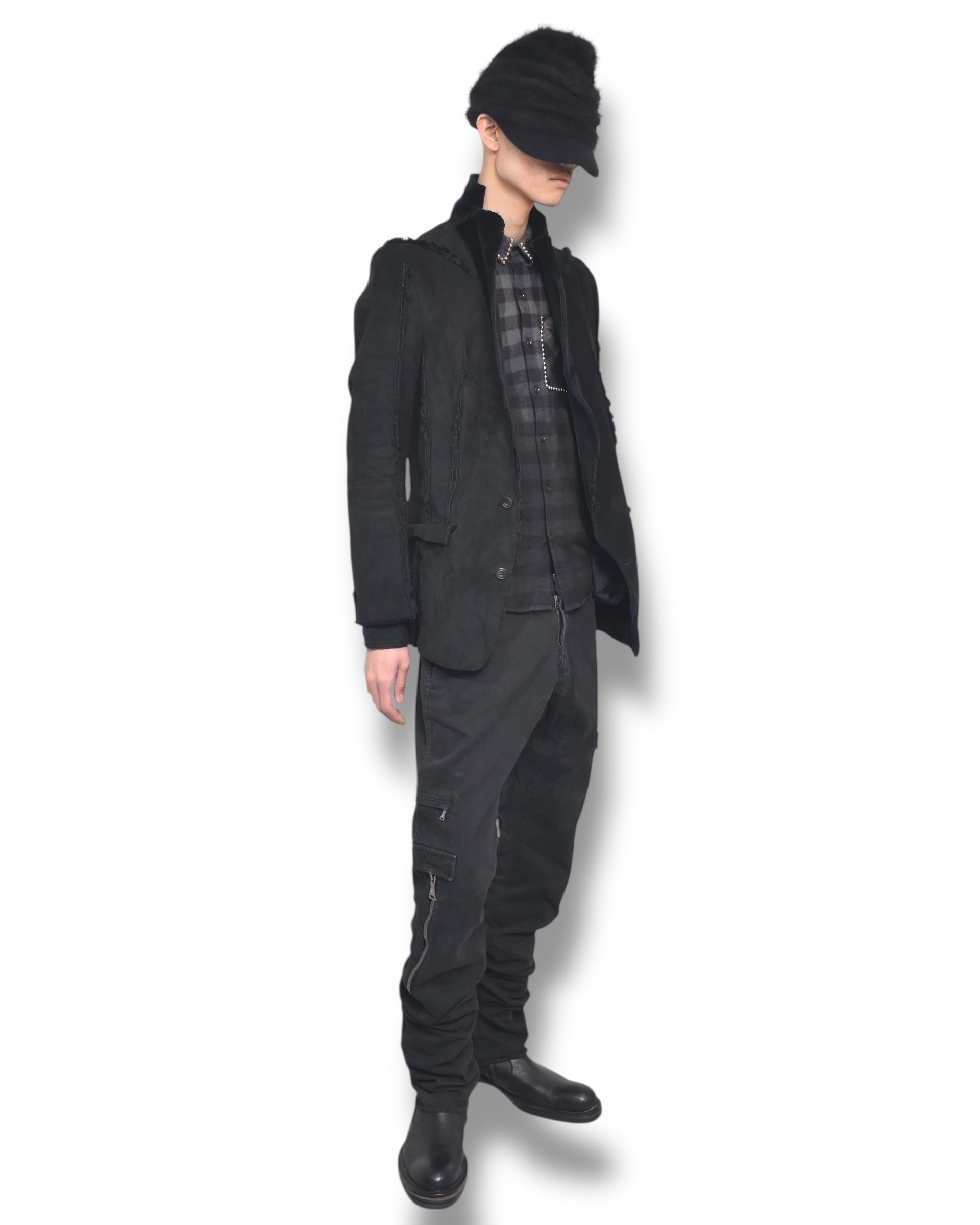 ATO tailored mouton jacket