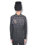 ZACVARGAS studs darkcheck shirt