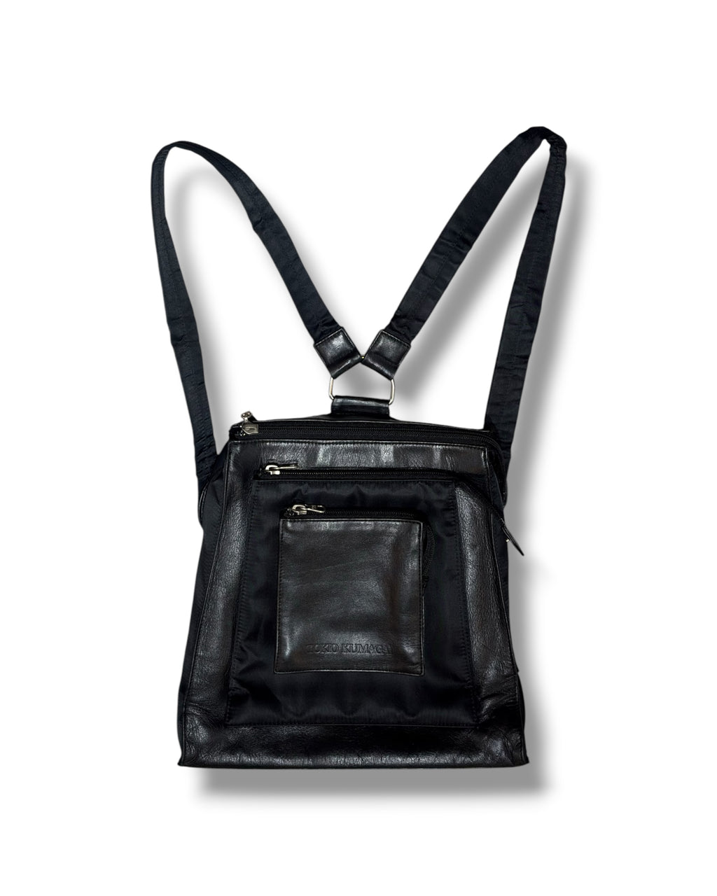TOKIO KUMAGAI leather backpack