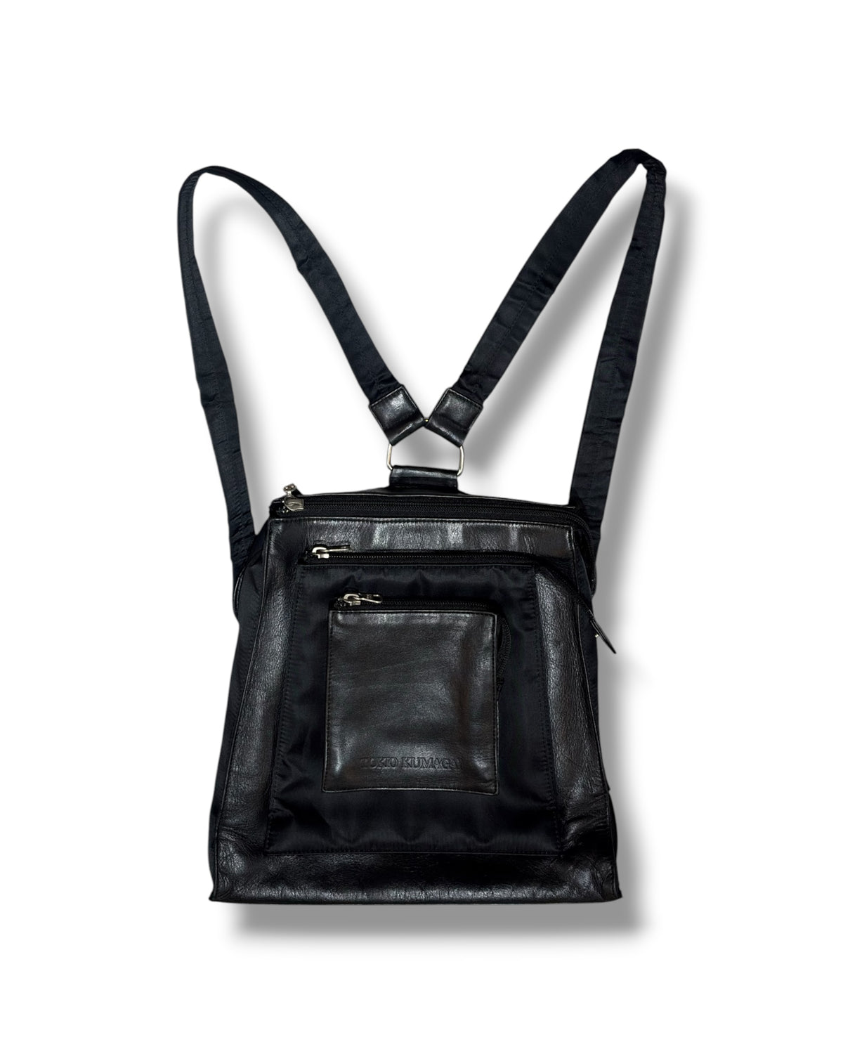 TOKIO KUMAGAI leather backpack