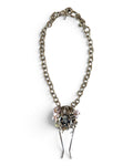 LEO GON'DO HAIRPIN NECKLACE-SKULL